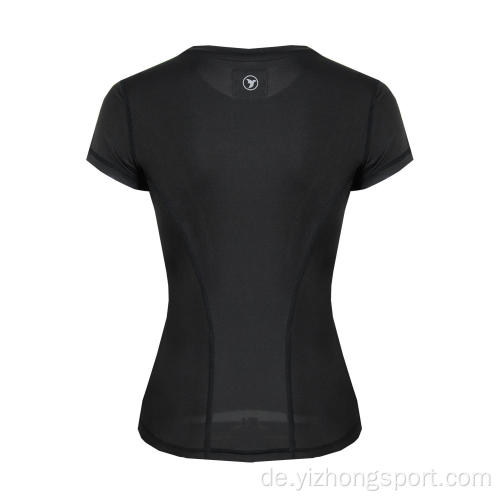 Feuchtigkeitsableitendes Dry Fit Damen T-Shirt atmungsaktiv